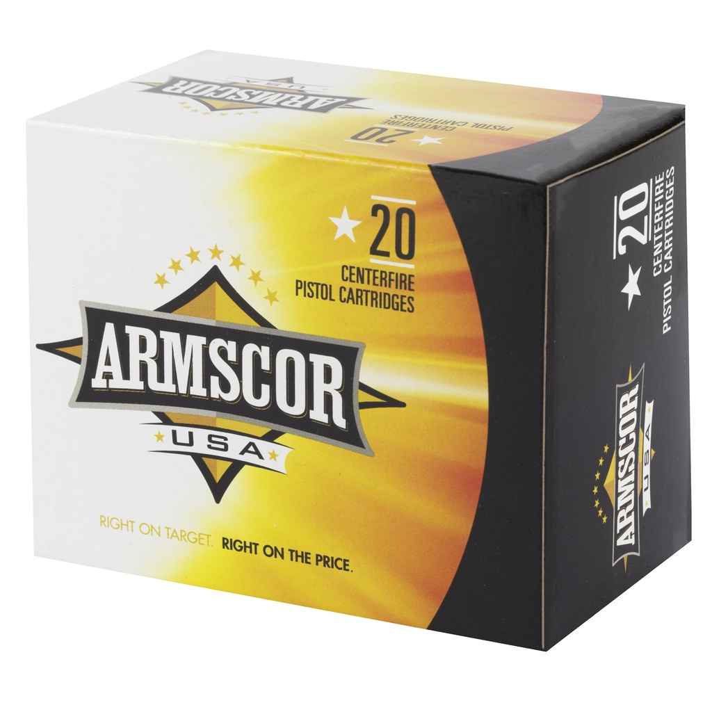 ARMSCOR 40S&W 180GR JHP 20/500 2
