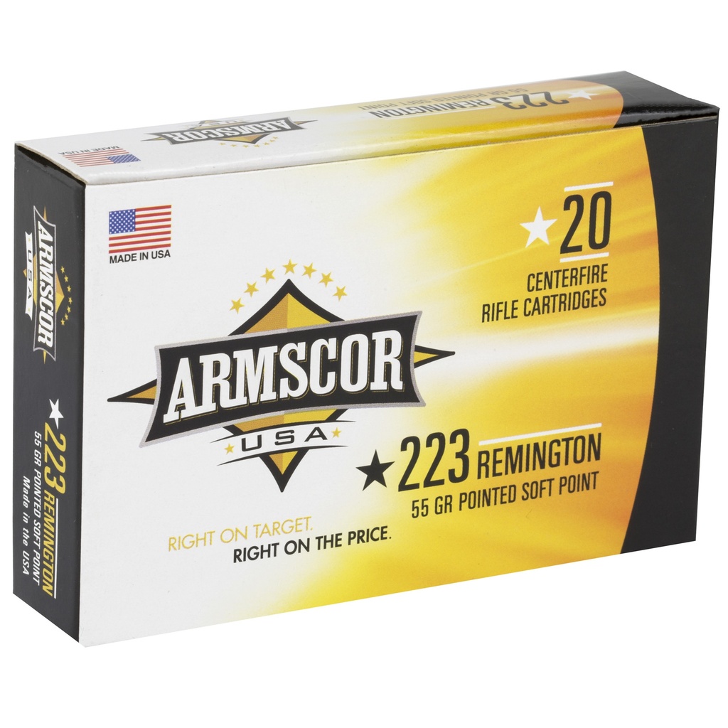 ARMSCOR 223REM 55GR PSP 20/1000 1