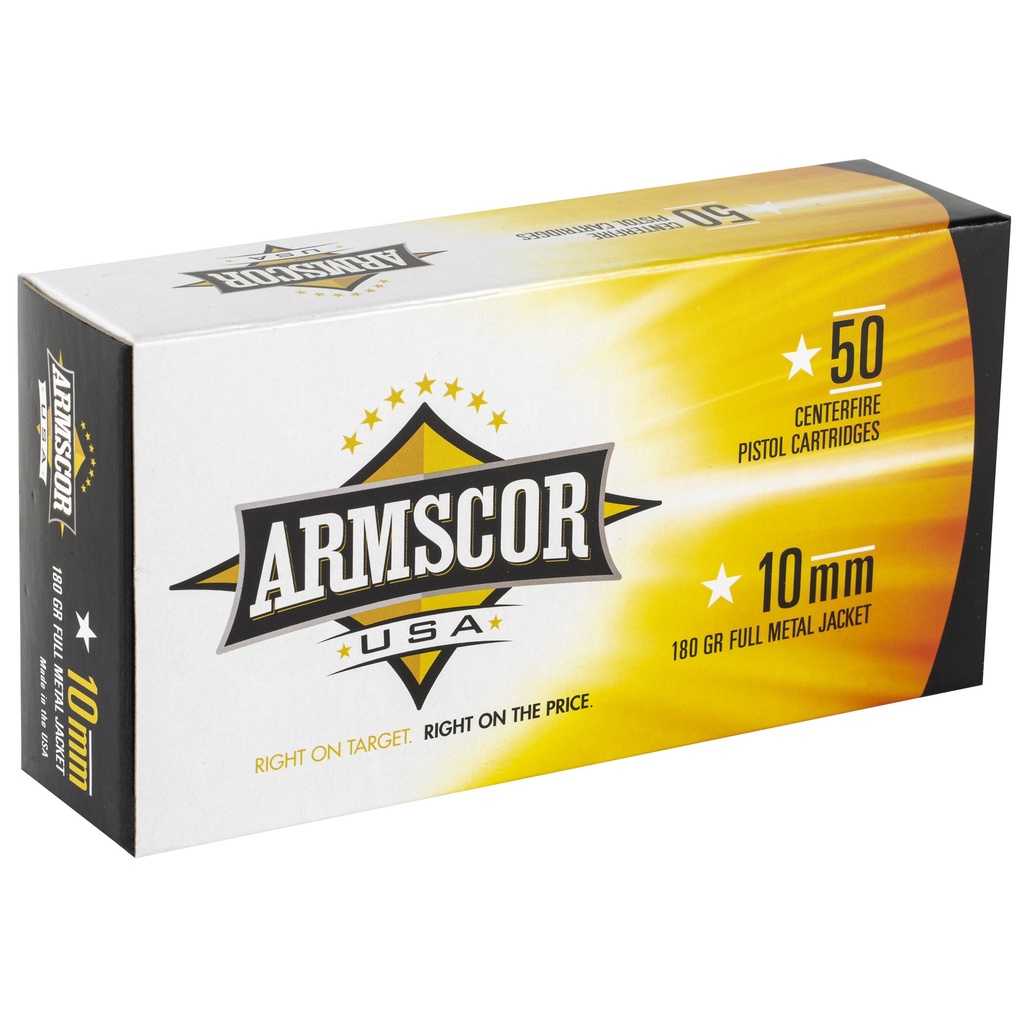 ARMSCOR 10MM 180GR FMJ 50/1000 1