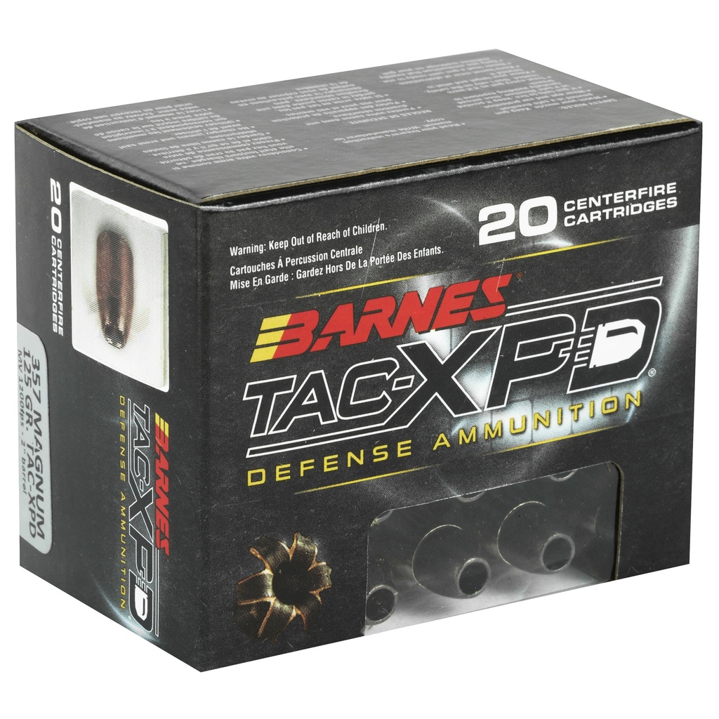 BARNES TAC-XPD 357MAG 125GR 20/200 1