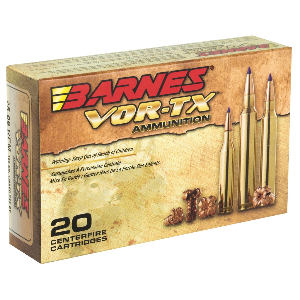 BARNES VOR-TX 25-06REM 100GR TTSX 20 1
