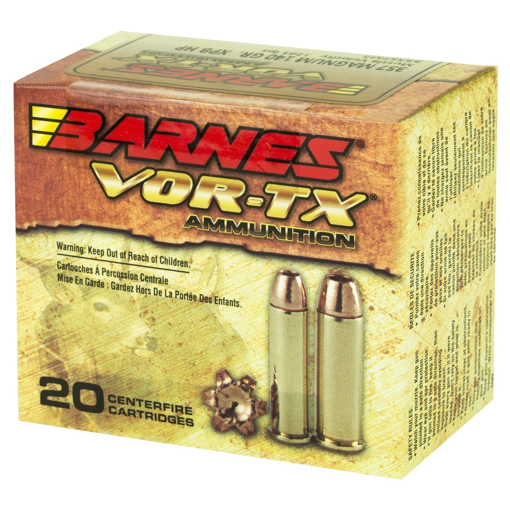 BARNES VOR-TX 357MAG 140GR XPB 20/ 2
