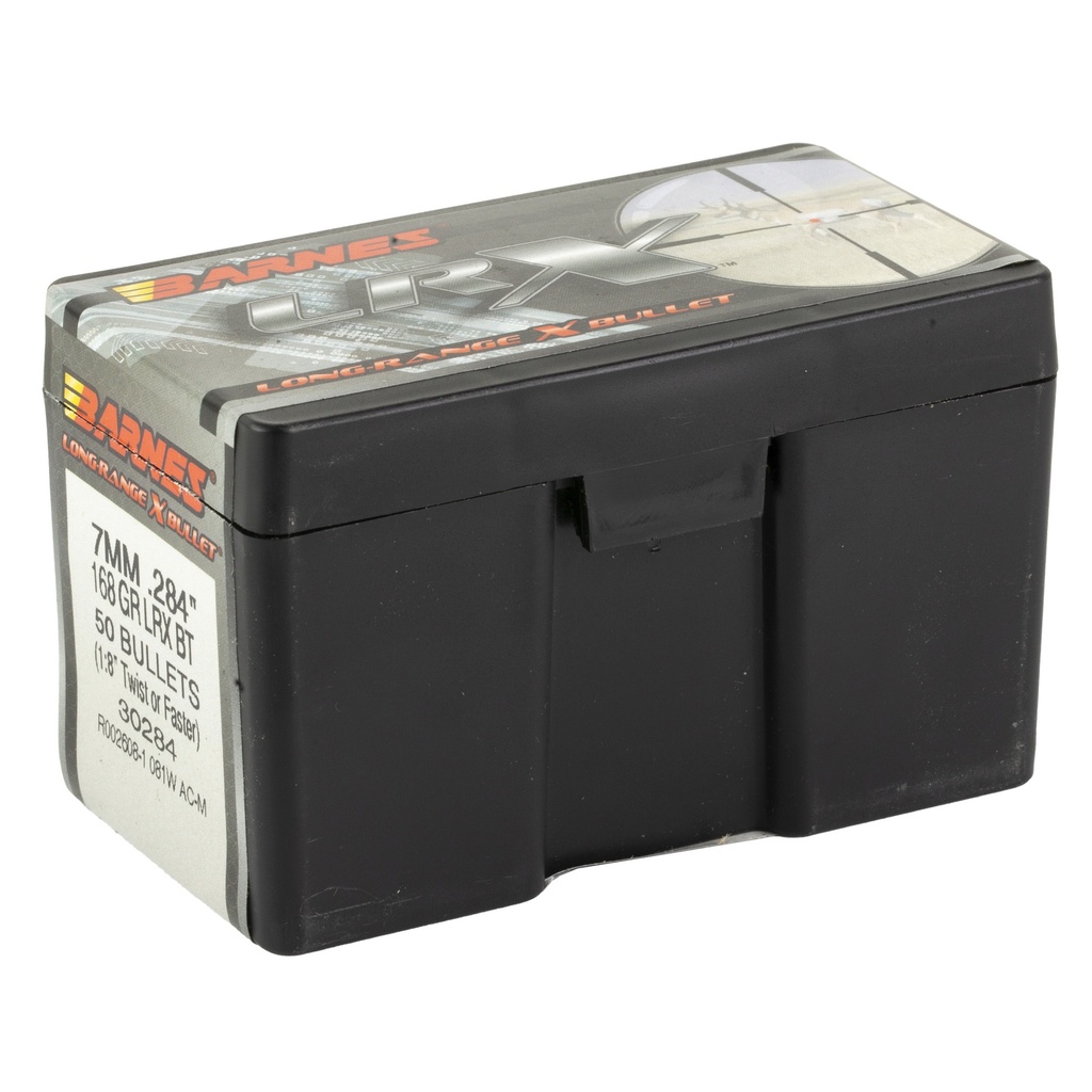 BARNES LRX .284 168GR BT 50CT 1
