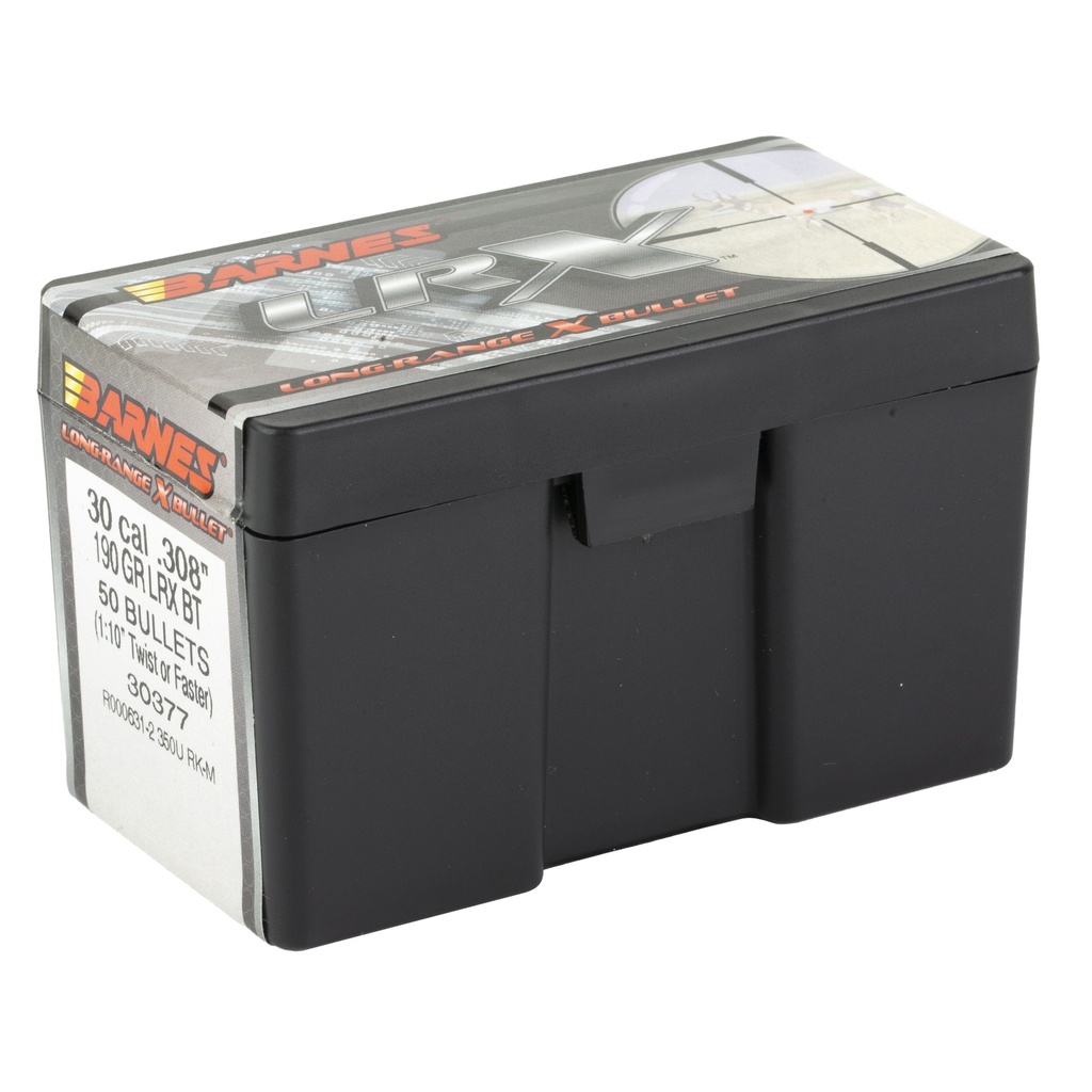 BARNES LRX .308 190GR BT 50CT 1
