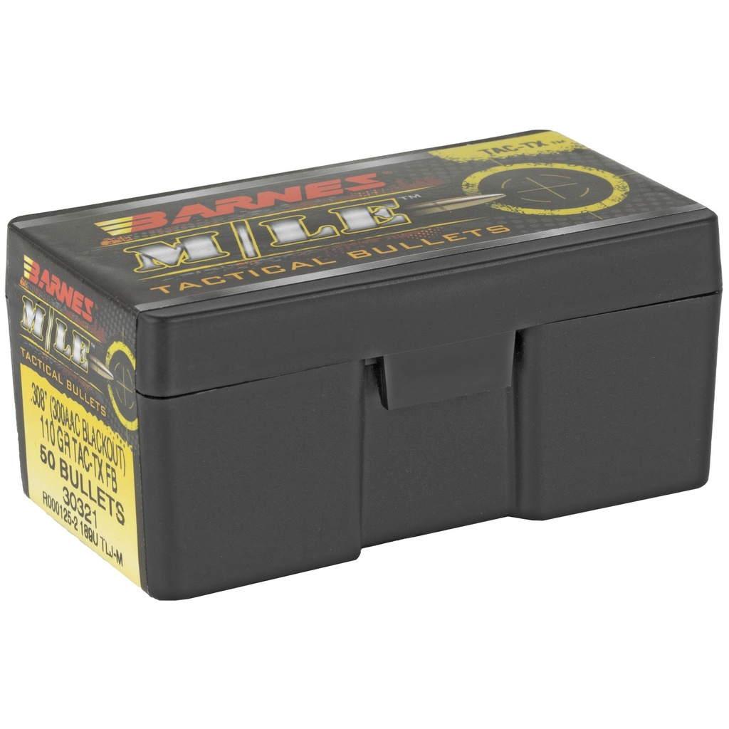BARNES TAC TX .308 110GR FB 50CT 1