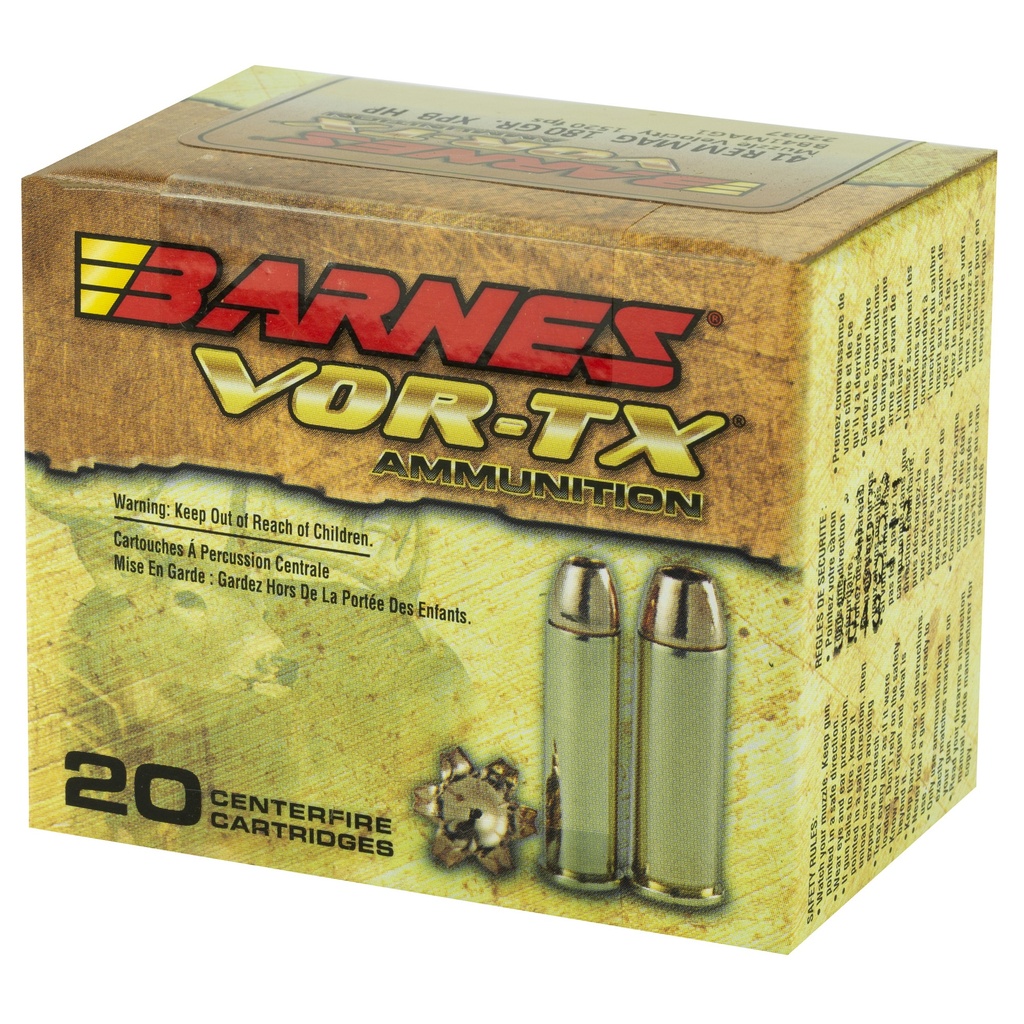 BARNES VOR-TX 41MAG 180GR XPB 20/200 2