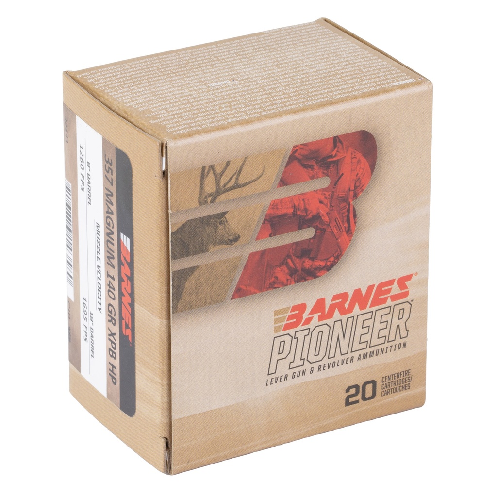BARNES PIO 357MAG 140GR TSXFN 20/200 1