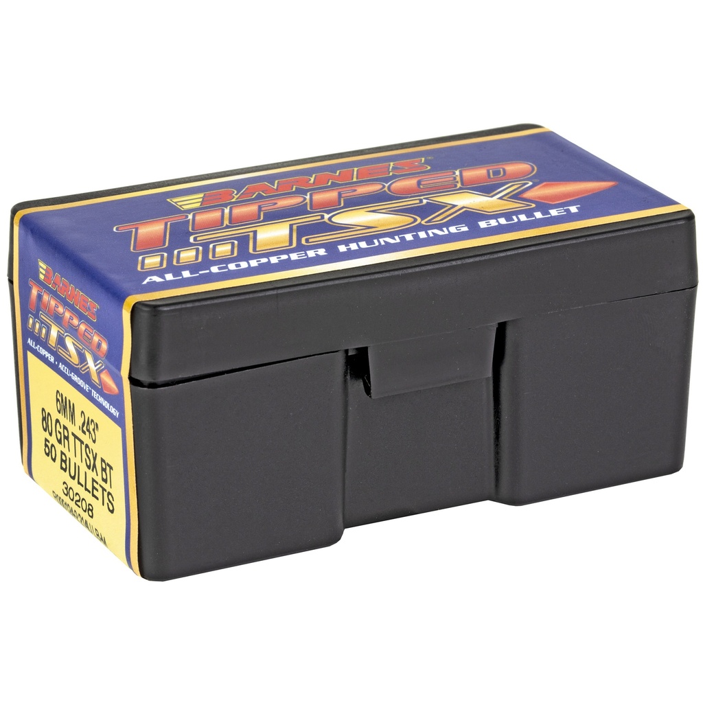 BARNES TTSX .243 80GR BT 50CT 1