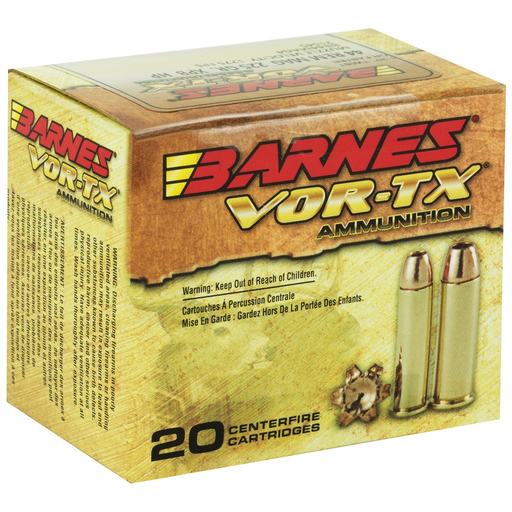 BARNES VOR-TX 44MAG 225GR XPB 20/200 1