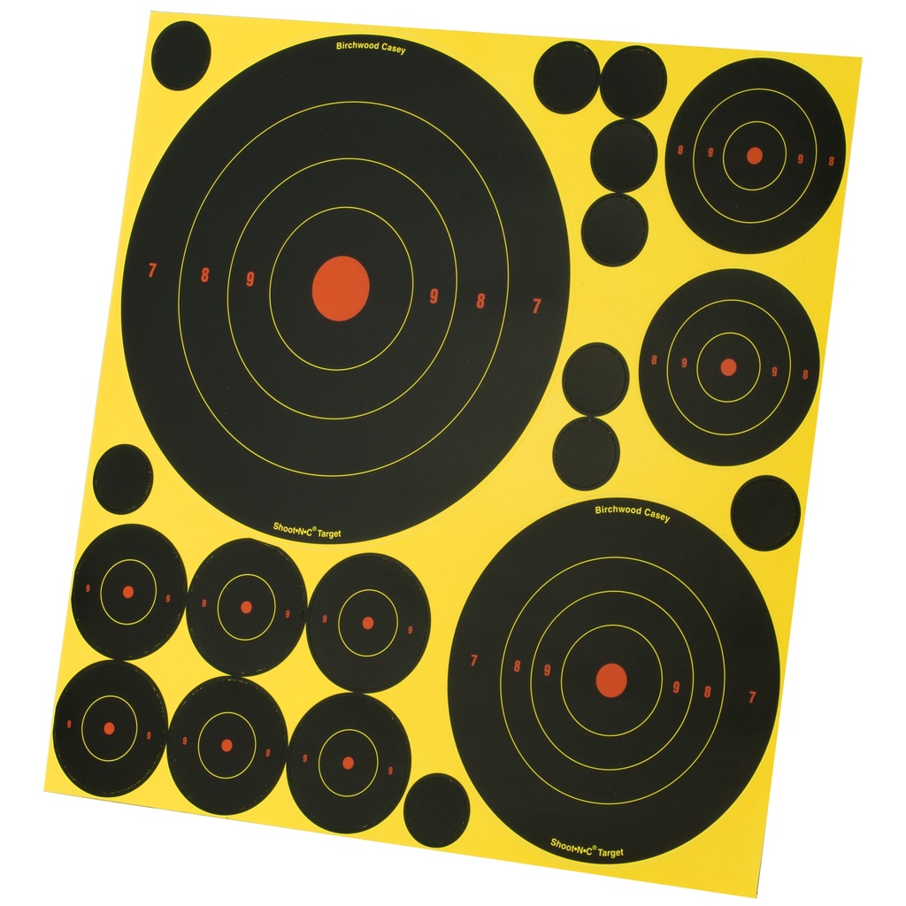 Birchwood Casey B/C SHT-N-C TGT ASSORT W TGT STAND 1