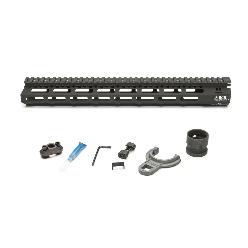 Bravo Company BCM GUNFTR MCMR RAIL 556 15" BLK MLK 1