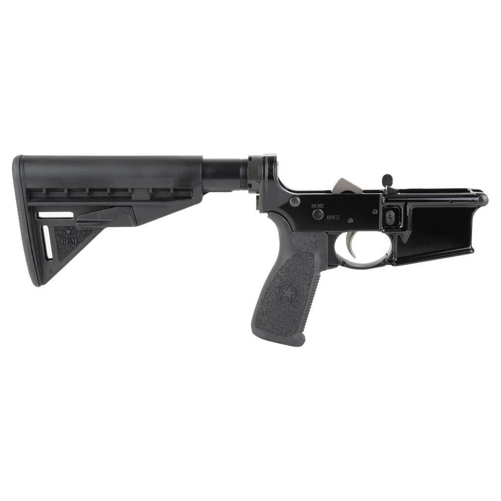 Bravo Company BCM CMPLT LWR W/BCM STK MD 3 BK BLEM 1
