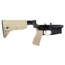 Bravo Company BCM CMPLT LWR W/STK MOD 0 FDE BLEM 1