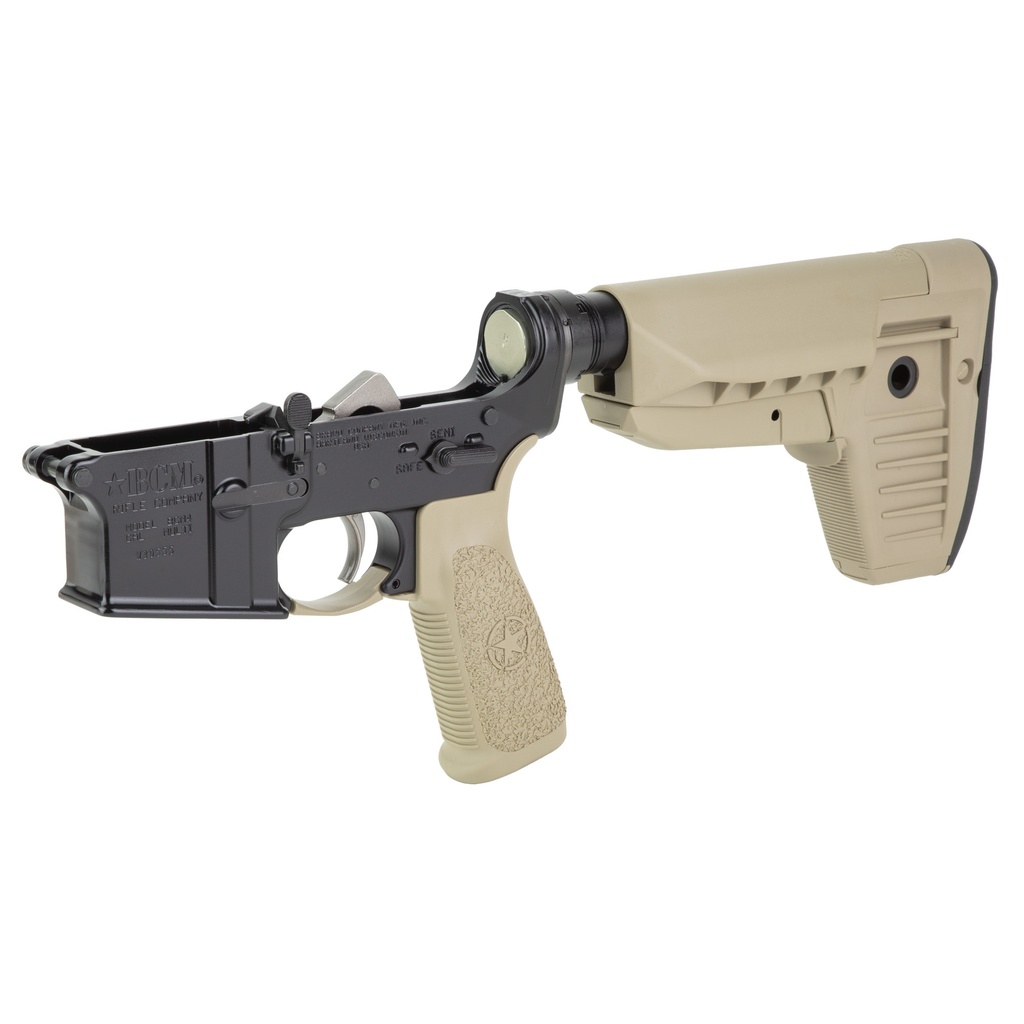 Bravo Company BCM CMPLT LWR W/SOPMOD 1 CM FDE BLEM 2