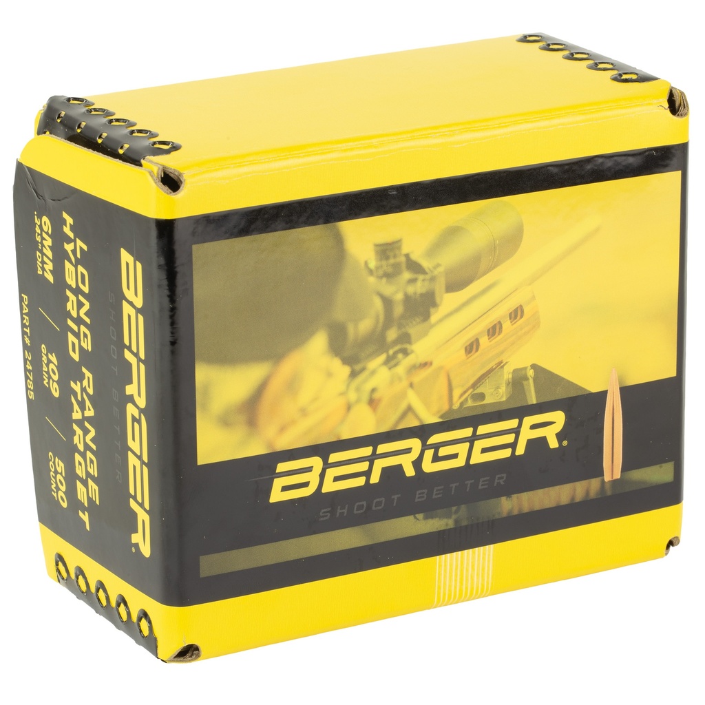 BERGER .243/6MM 109G HBRD TRGT 500CT 1