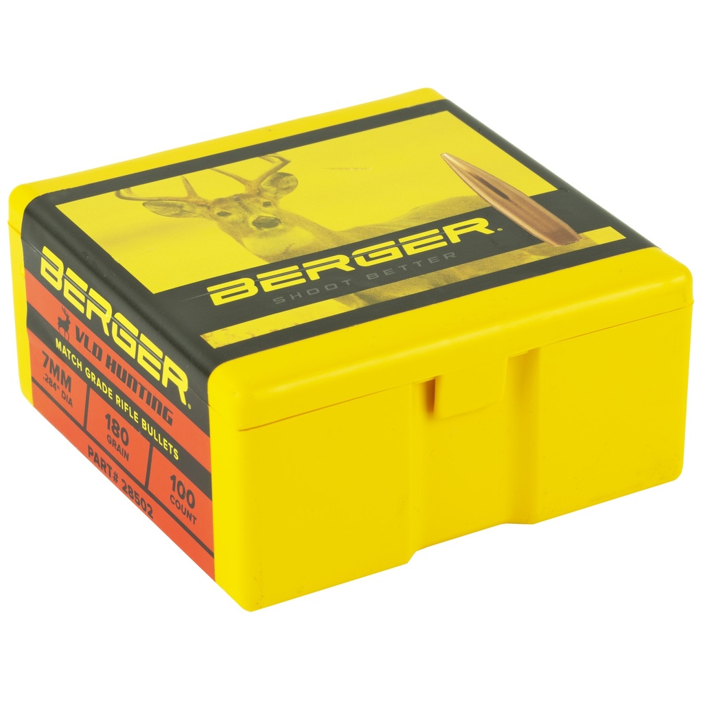BERGER .284 180G HUNT VLD 100CT 1