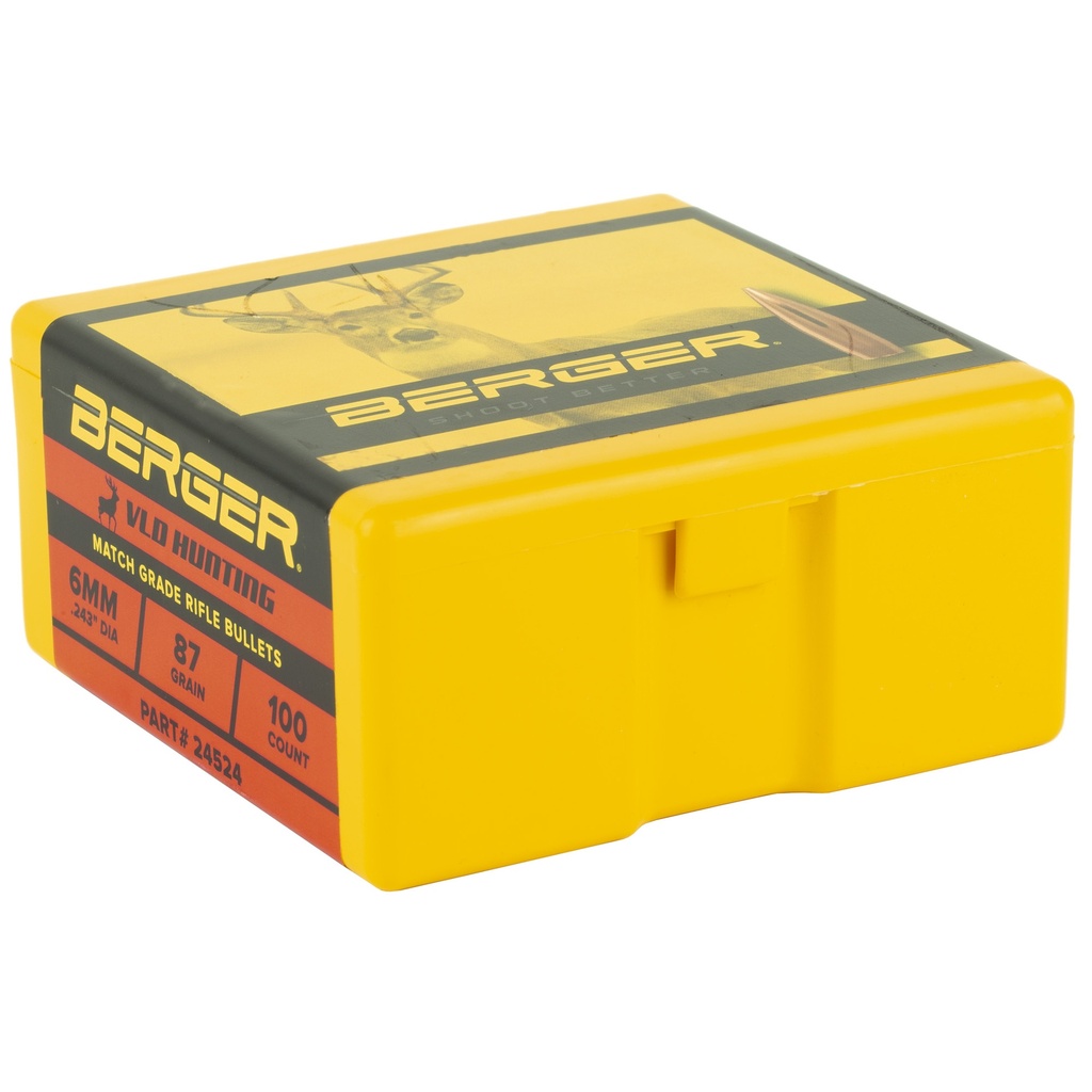 BERGER .243/6MM 87G LD HUNTING 100CT 1
