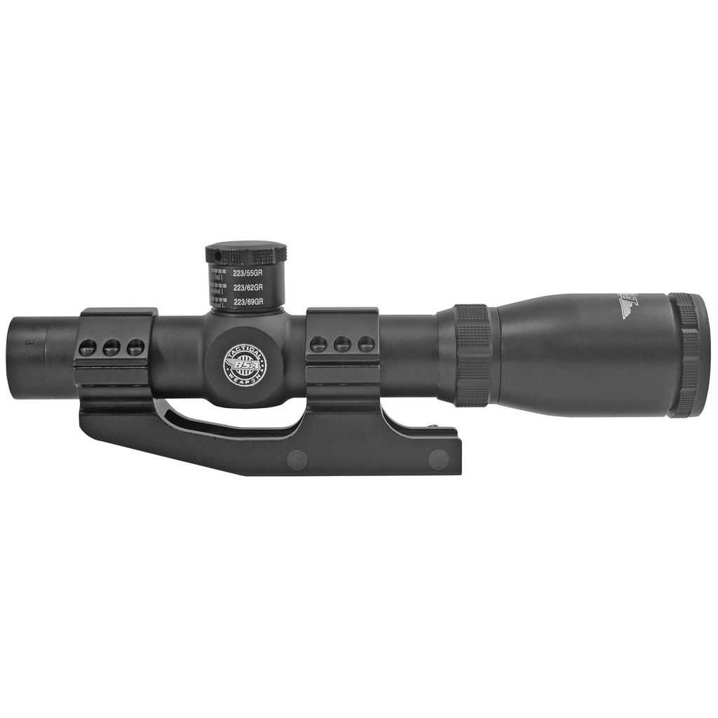 BSA TACT WPN 1-4X24 MIL DOT BLK 1
