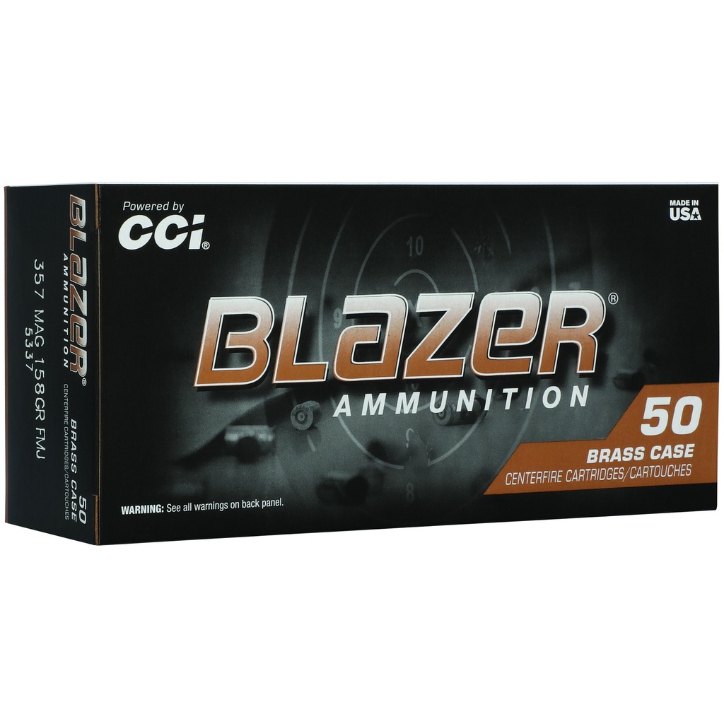 CCI BLAZER BRASS 357MAG 158GR FMJ 50 1