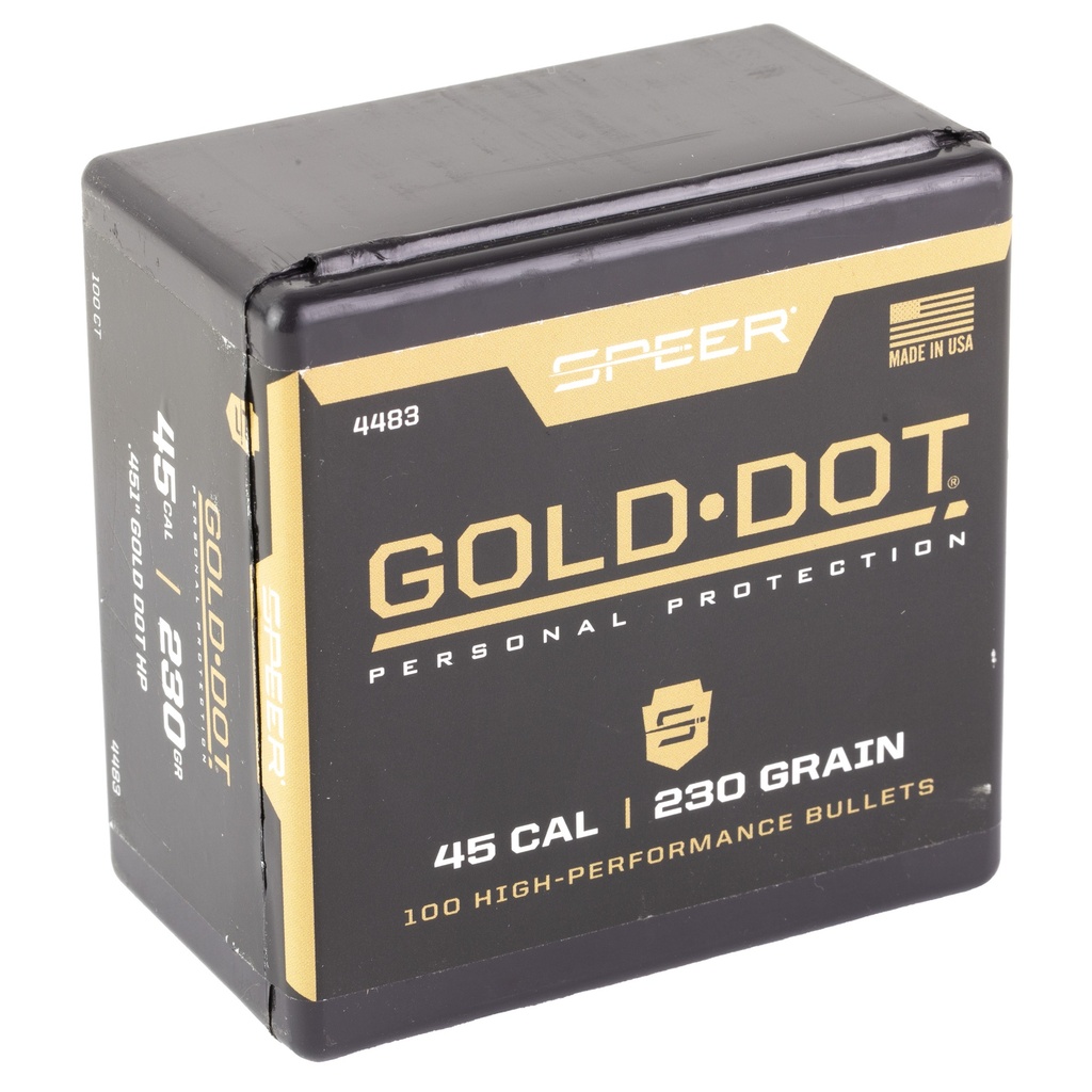 Speer Ammunition SPR GOLD DOT .451 230GR HP 100CT 1