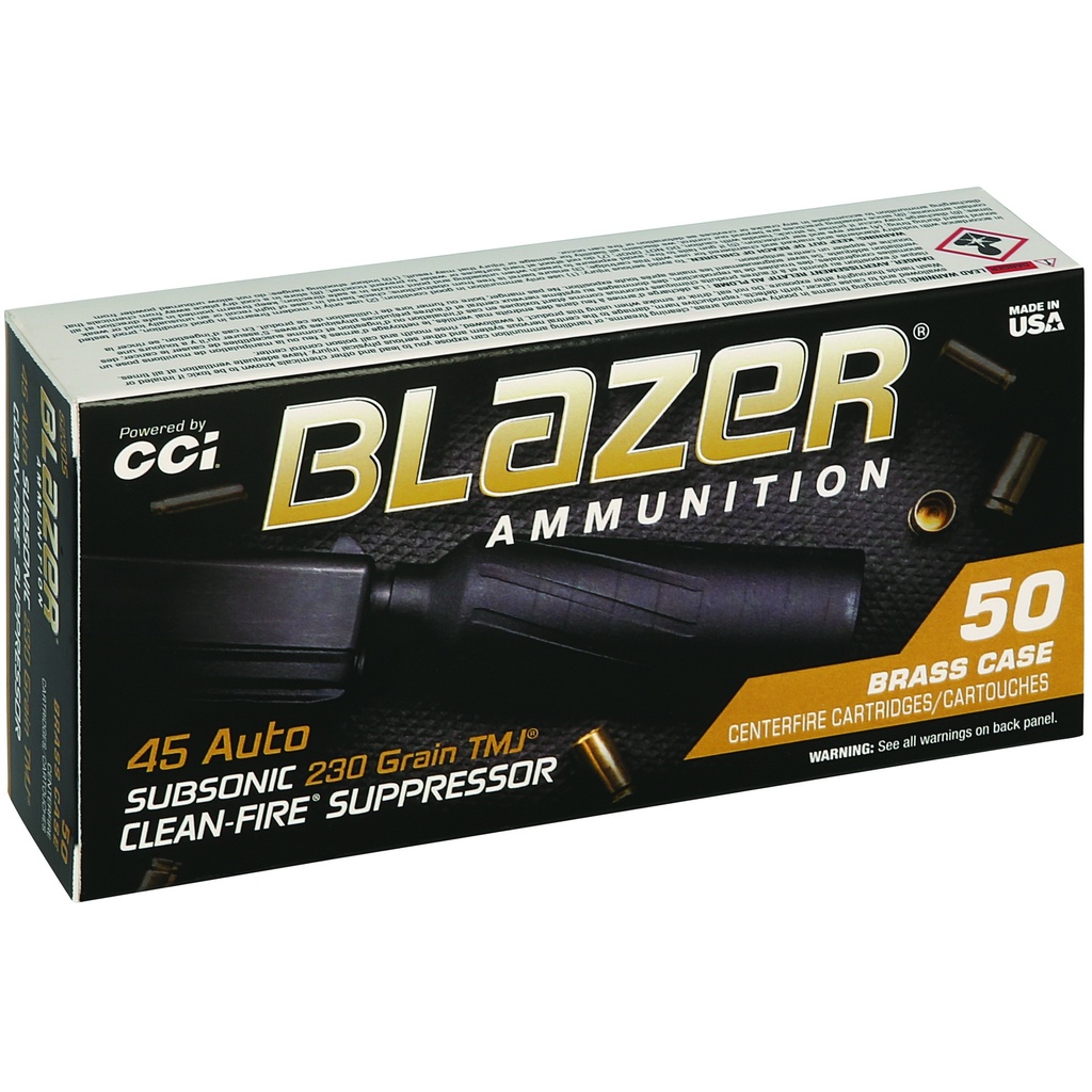 CCI BLAZER BRASS 45ACP SUP 230GR TMJ 1