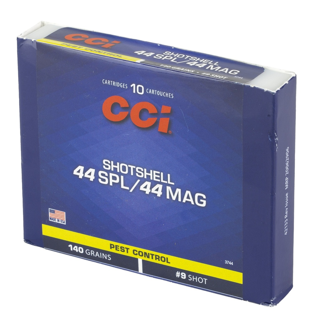 CCI 44MAG #9 SHOTSHELL 10/200 2
