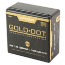Speer Ammunition SPR GOLD DOT .400 165GR HP 100CT 2