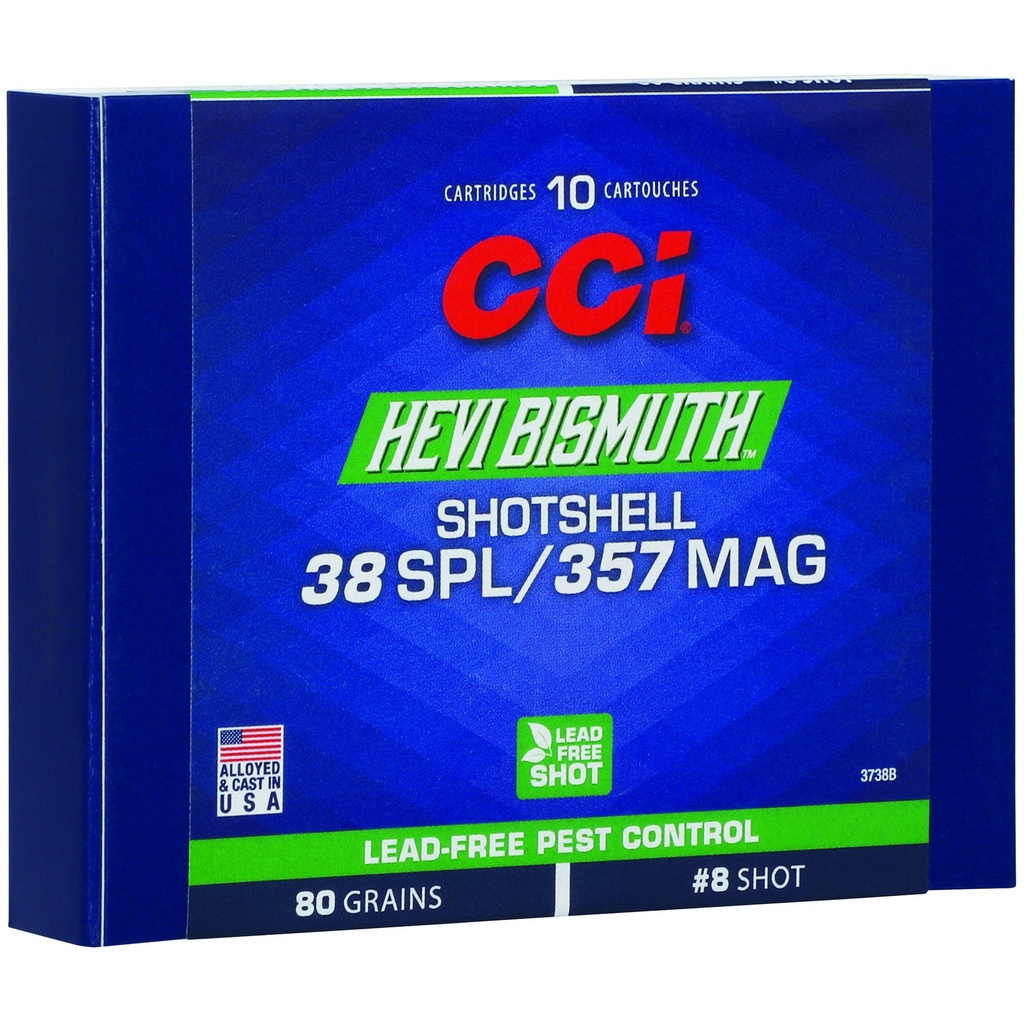 CCI 38/357 BISMUTH SHOTSHELL 10/200 1