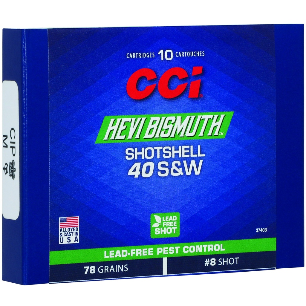 CCI 40S&W BISMUTH SHOTSHELL 10/200 1