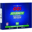CCI 40S&W BISMUTH SHOTSHELL 10/200 1
