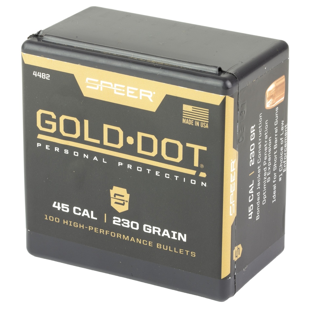 Speer Ammunition SPR GOLD DOT .451 230GR HP SB 100CT 2