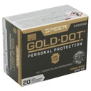 Speer Ammunition SPR GOLD DOT 10MM 200GR HP 20/200 1