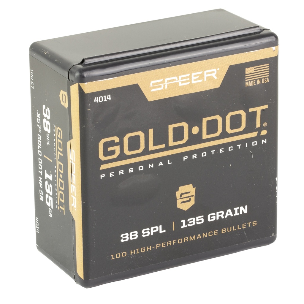 Speer Ammunition SPR GOLD DOT .357 135GR HP SB 100CT 1