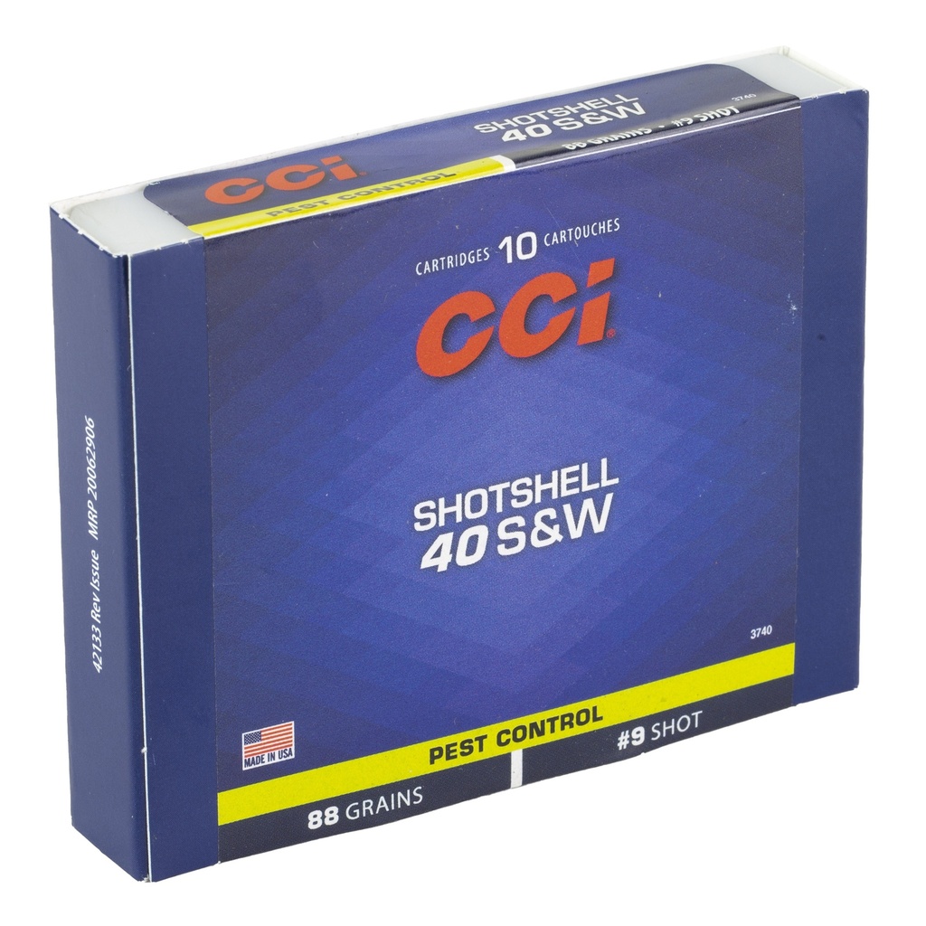 CCI 40S&W #9 SHOTSHELL 10/200 1