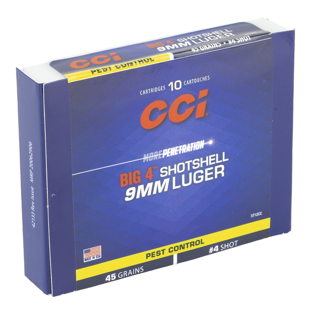 CCI 9MM #4 SHOTSHELL10/200 1