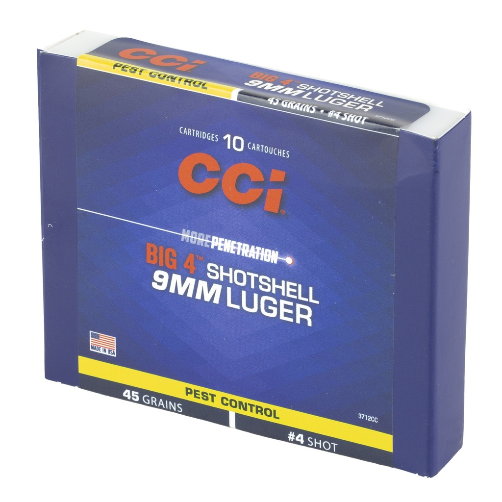 CCI 9MM #4 SHOTSHELL10/200 2