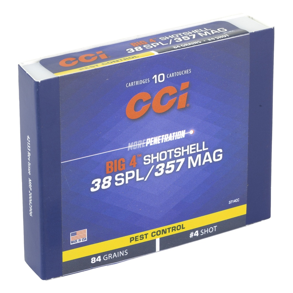 CCI 38/357 #4 SHOTSHELL10/200 1