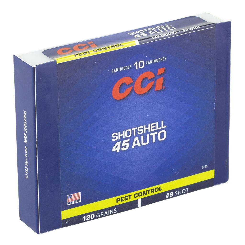 CCI 45ACP #9 SHOTSHELL 10/200 1