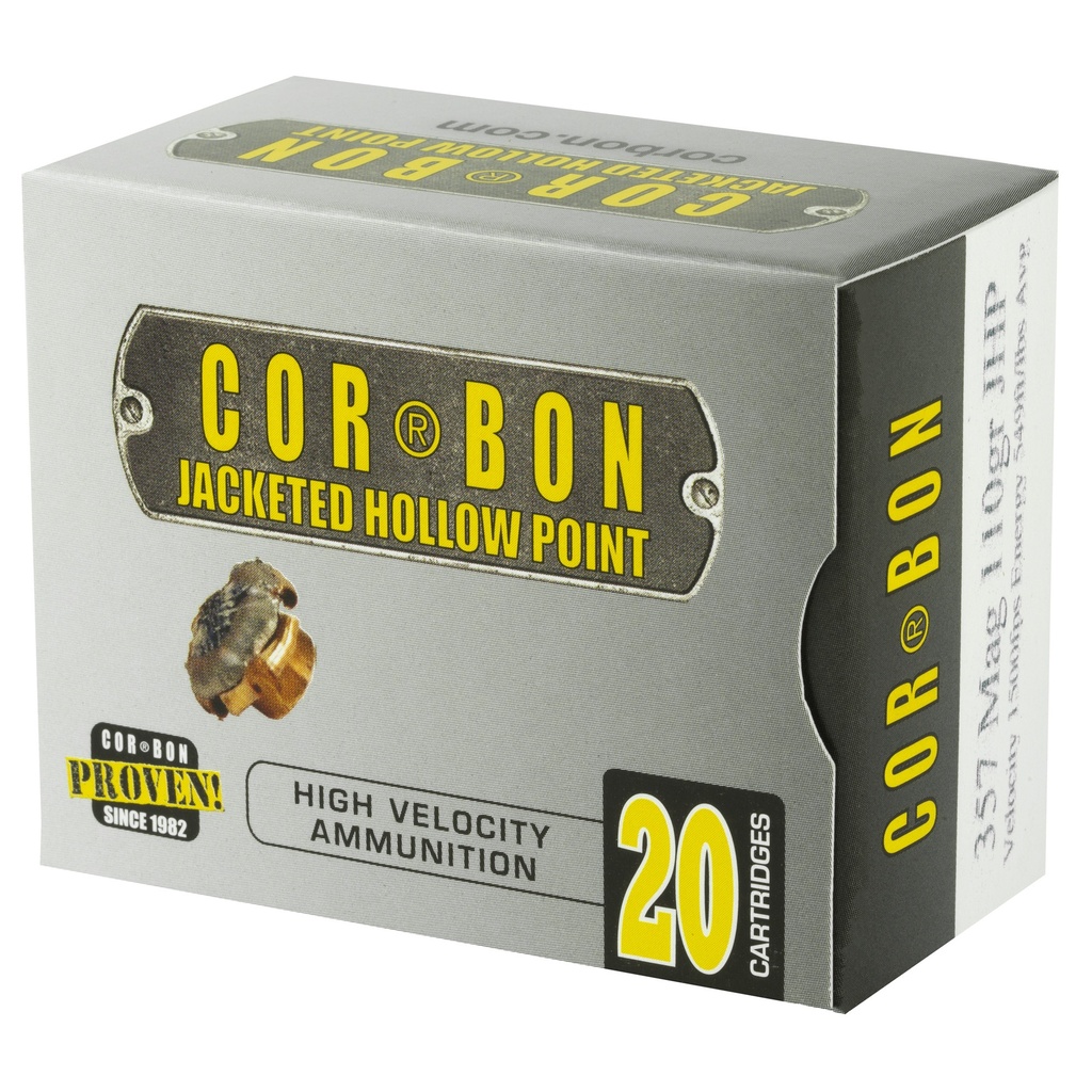 CORBON 357MAG 110GR JHP 20/500 2