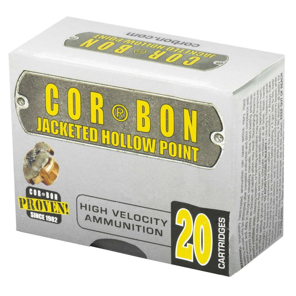 CORBON 9MM+P 115GR JHP 20/500 2