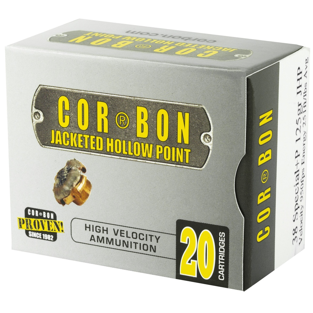 CORBON 38SPL+P 125GR JHP 20/500 2