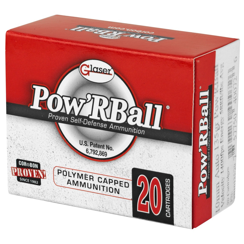 CORBON POW'RBALL 10MM 135GR 20/500 2