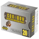 CORBON 38SUPER+P 115GR JHP 20/500 2