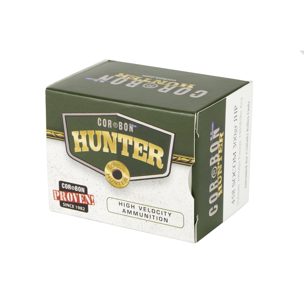 CORBON 458SOCOM 300GR JHP 20/240 2