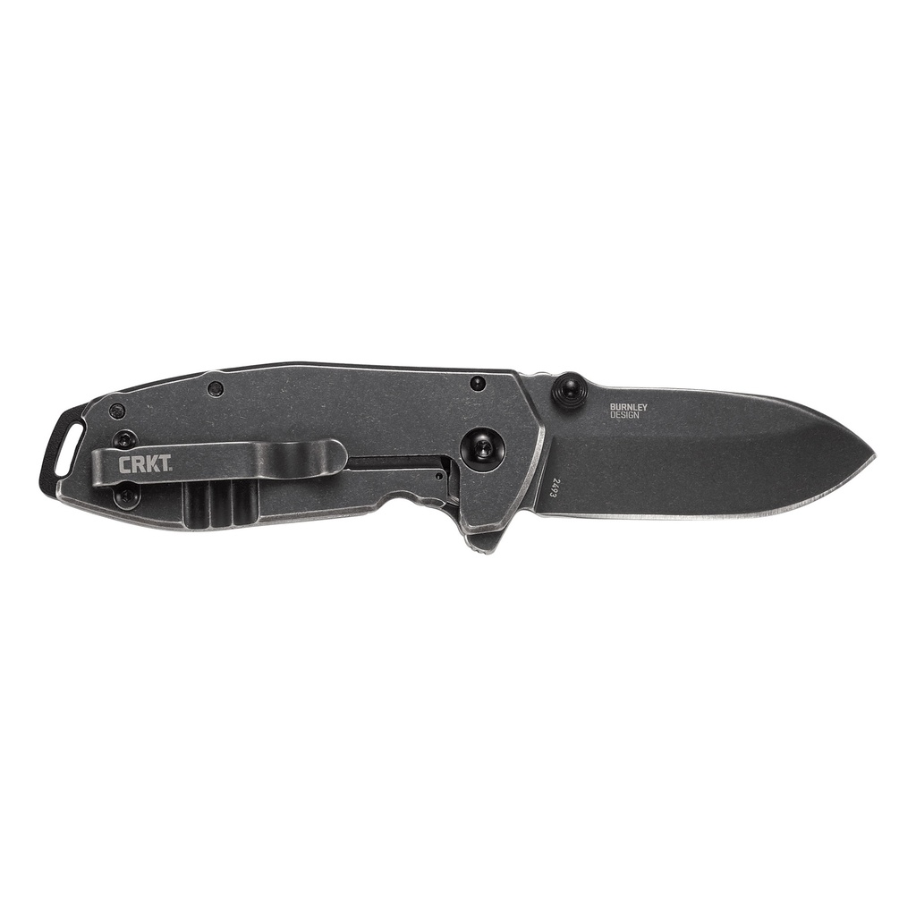 Columbia River Knife & Tool CRKT SQUID ASSISTED BLACK 2.37" PLN 1