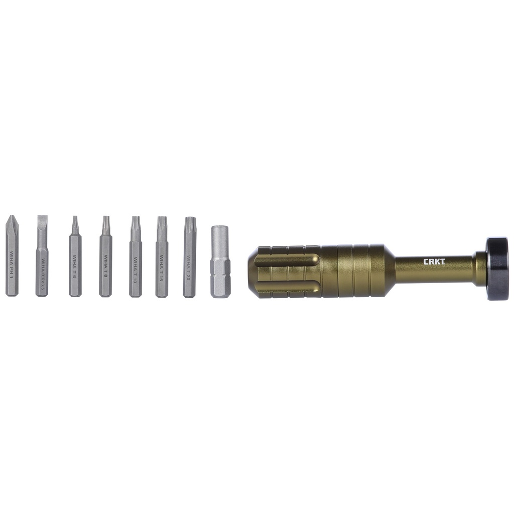 Columbia River Knife & Tool CRKT TOGO DRIVER 3.48" OD GREEN 2