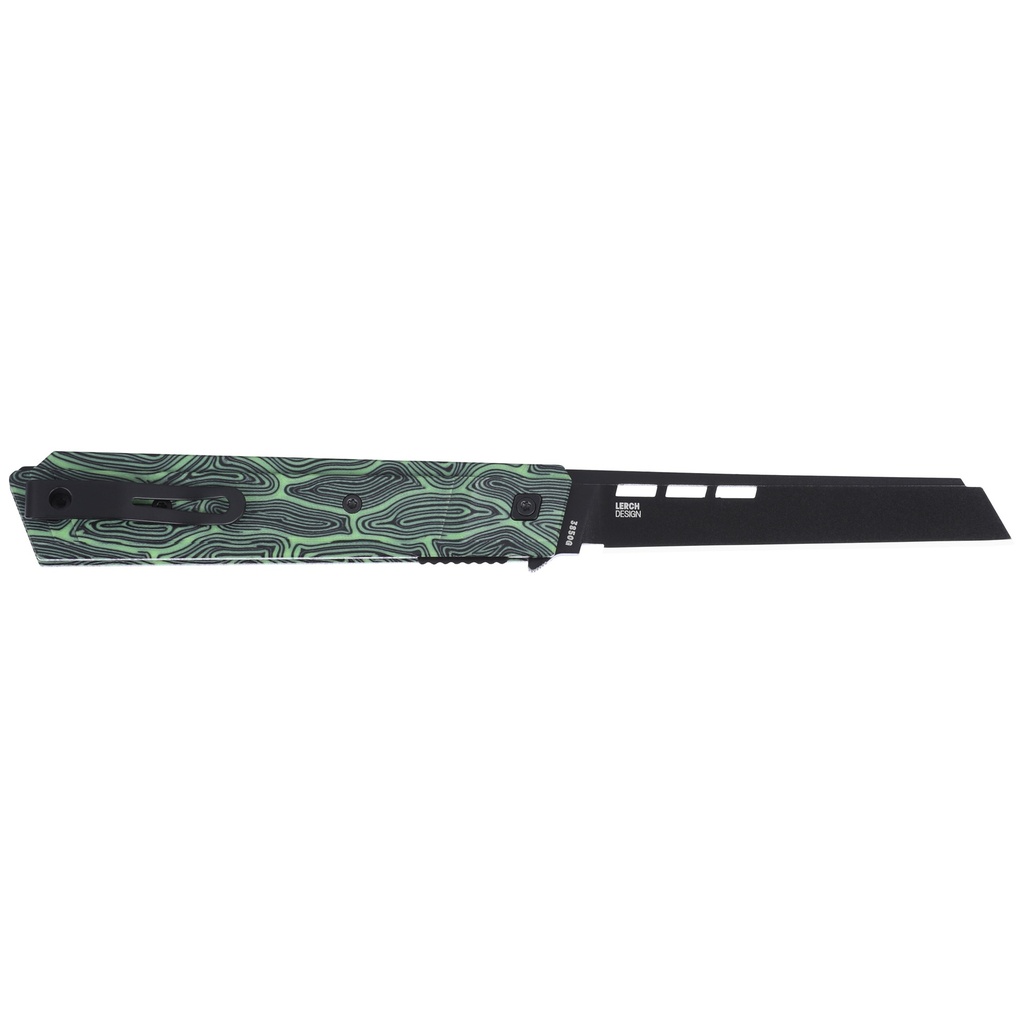 Columbia River Knife & Tool CRKT ZEPHYR 3.22" PLAIN EDGE GRN/WHT 1