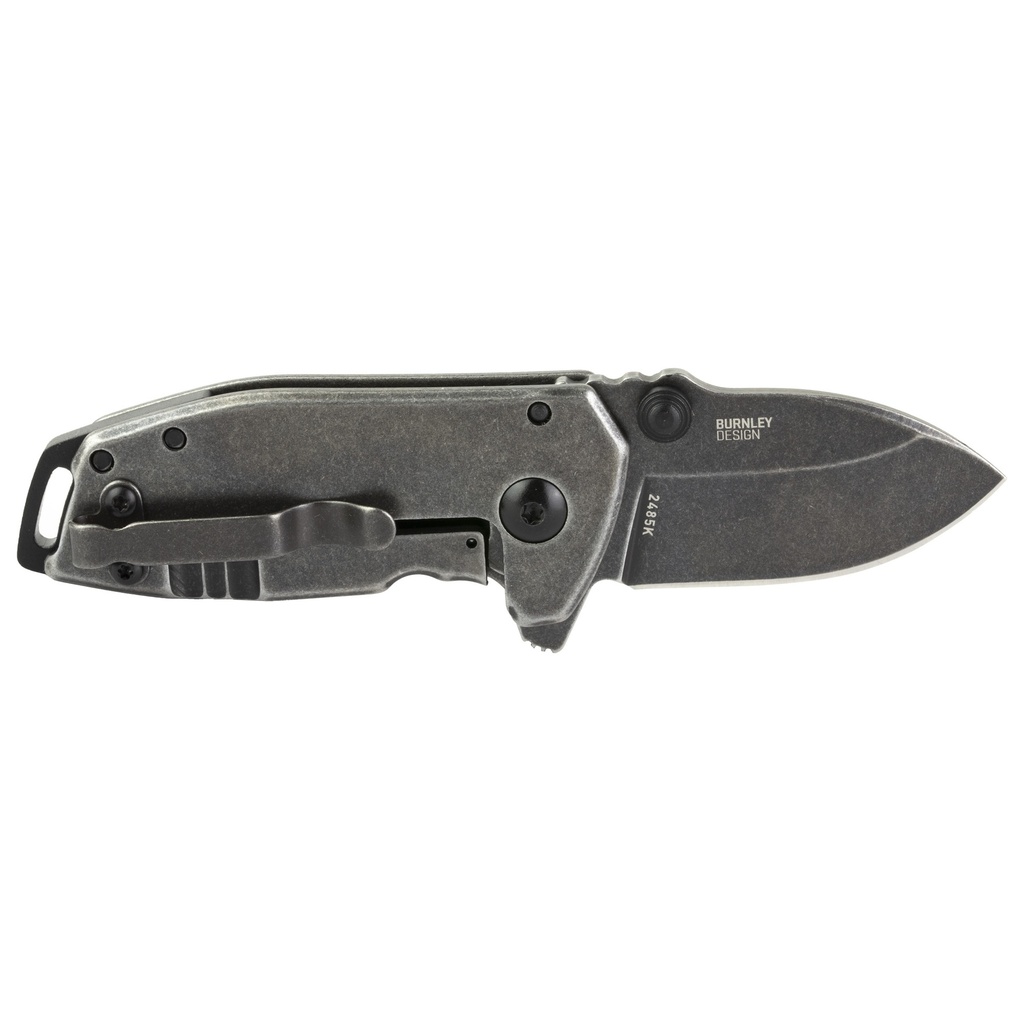 Columbia River Knife & Tool CRKT SQUID CMPCT BLACK 3.36" PLN EDG 1