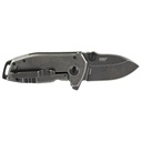 Columbia River Knife & Tool CRKT SQUID CMPCT BLACK 3.36" PLN EDG 1