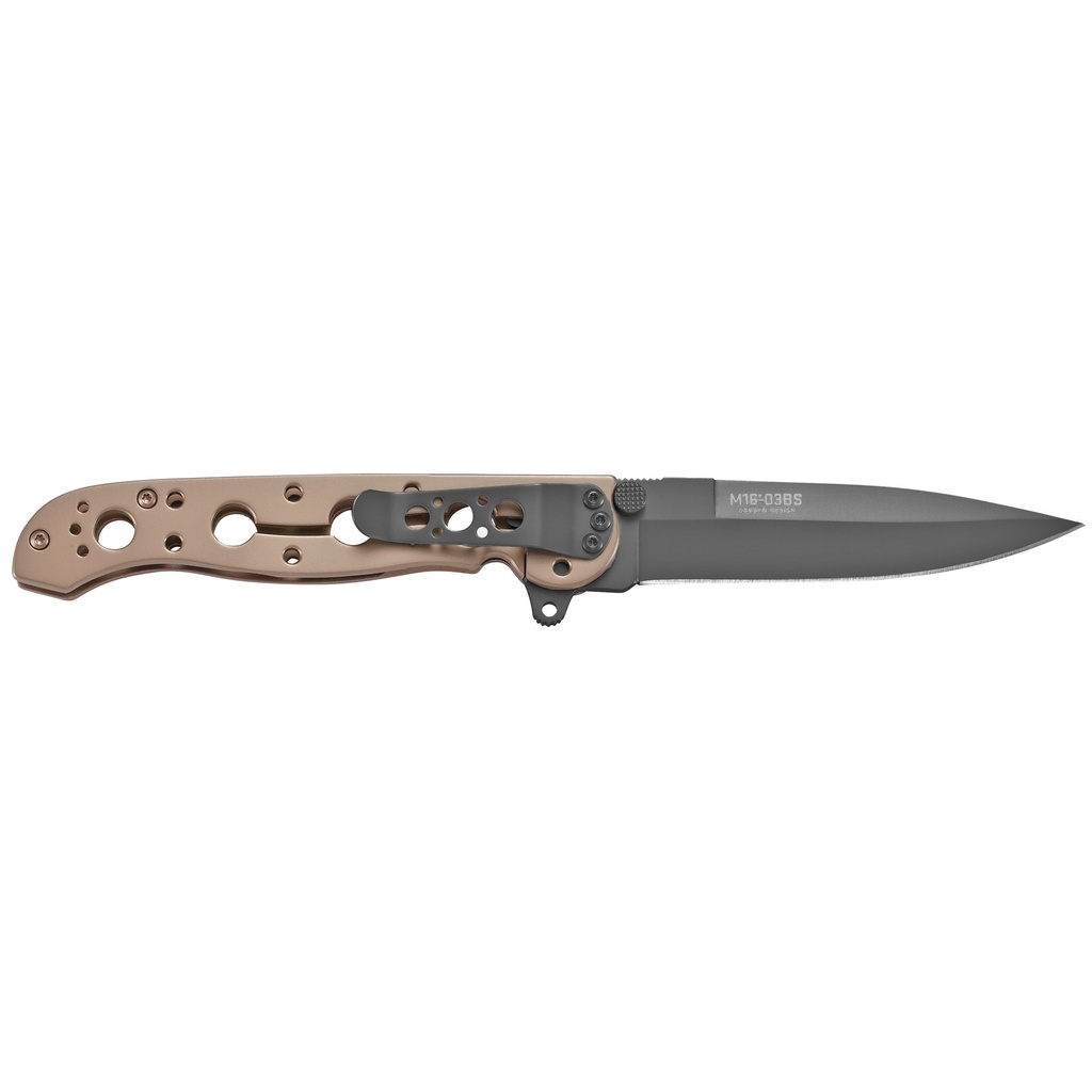Columbia River Knife & Tool CRKT M16-03BK BRNZ W/BK BLADE 3.55" 1
